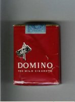 Domino The Mild Cigarette red cigarettes soft box