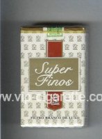 Super Finos Filtro Branco De Luxo Cigarettes soft box