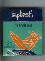 Djarum Splash 90s cigarettes wide flat hard box