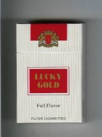 Lucky Gold Full Flavor Filter Cigarettes hard box