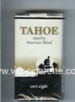 Tahoe Quality American Blend 100s Light cigarettes soft box