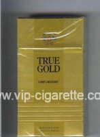 True Gold 100s cigarettes hard box