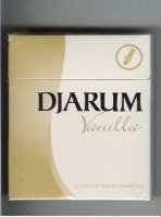 Djarum Vanilla 90s cigarettes wide flat hard box