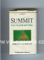 Summit Full Flavor Menthol Cigarettes soft box