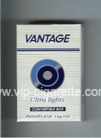 Vantage Ultra Lights Cigarettes hard box