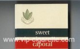 Sweet Caporal wide flat hard box Cigarettes