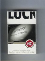 Lucky Strike Always Lights cigarettes hard box