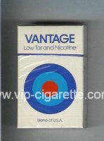 Vantage Low Tar and Nicotine Cigarettes hard box