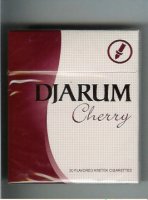 Djarum Cherry 90s cigarettes wide flat hard box