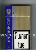 Superkings Blue 100s Cigarettes hard box