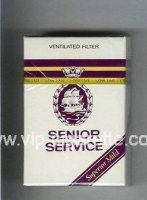 Senior Service Superiar Mild Ventilated Filter cigarettes hard box