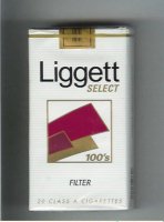 Liggett Select 100s Filter cigarettes soft box