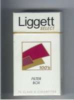 Liggett Select 100s Filter Box cigarettes hard box