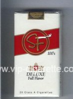 SF Deluxe Full Flavor 100s cigarettes soft box