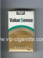 Value Sense Quality Menthol Lights cigarettes soft box