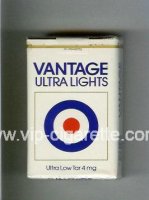 Vantage Ultra Lights Cigarettes soft box