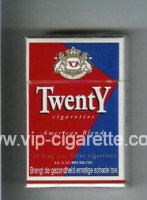 Twenty American Blend cigarettes hard box