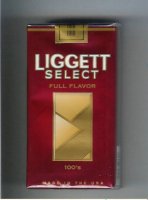 Liggett Select Full Flavor 100s cigarettes soft box