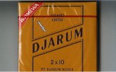 Djarum Istimewa cigarettes wide flat hard box