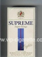 Supreme Lights Super Kings 100s Cigarettes hard box