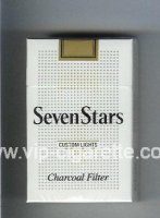 Seven Stars 7 Charcoal Filter Custom Lights cigarettes hard box