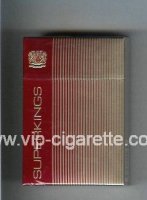 Superkings gold and red Cigarettes hard box
