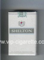 Shelton Cigarettes white and grey soft box