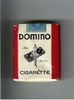 Domino The Mild Cigarette white and red cigarettes soft box