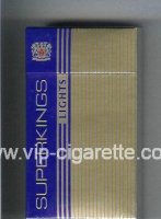 Superkings Lights 100s Cigarettes hard box