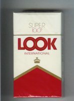 Look International Super 100s cigarettes hard box