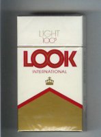 Look International Light 100s cigarettes hard box