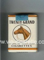 Twenty Grand Imported and Domestic Blend cigarettes soft box