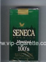 Seneca Premium Menthol 100s cigarettes soft box