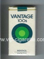 Vantage 100s Menthol Cigarettes soft box