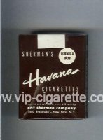 Sherman's Havana Cigarettes Formula #38 soft box