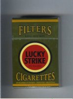 Lucky Strike Filter King Size Box green and red cigarettes hard box