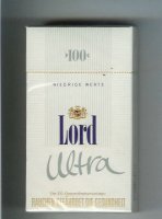 Lord Ultra 100s Niedrige Werte cigarettes hard box