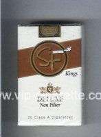 SF Deluxe Non-Filter kings cigarettes soft box