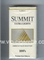 Summit Ultra Lights 100s Cigarettes soft box